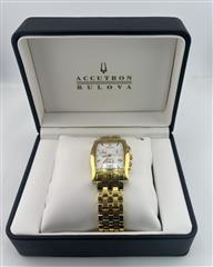 Bulova Accutron Accutron Oxford Watch Model 27B60 Gold- toned Stainless steel